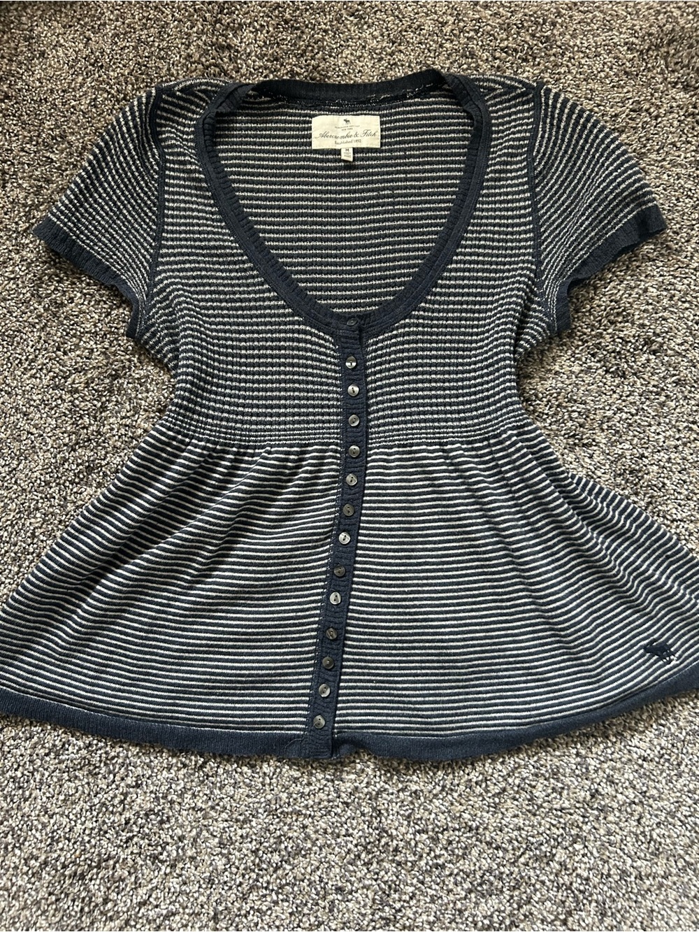 Y2k Abercrombie & Fitch Babydoll Top